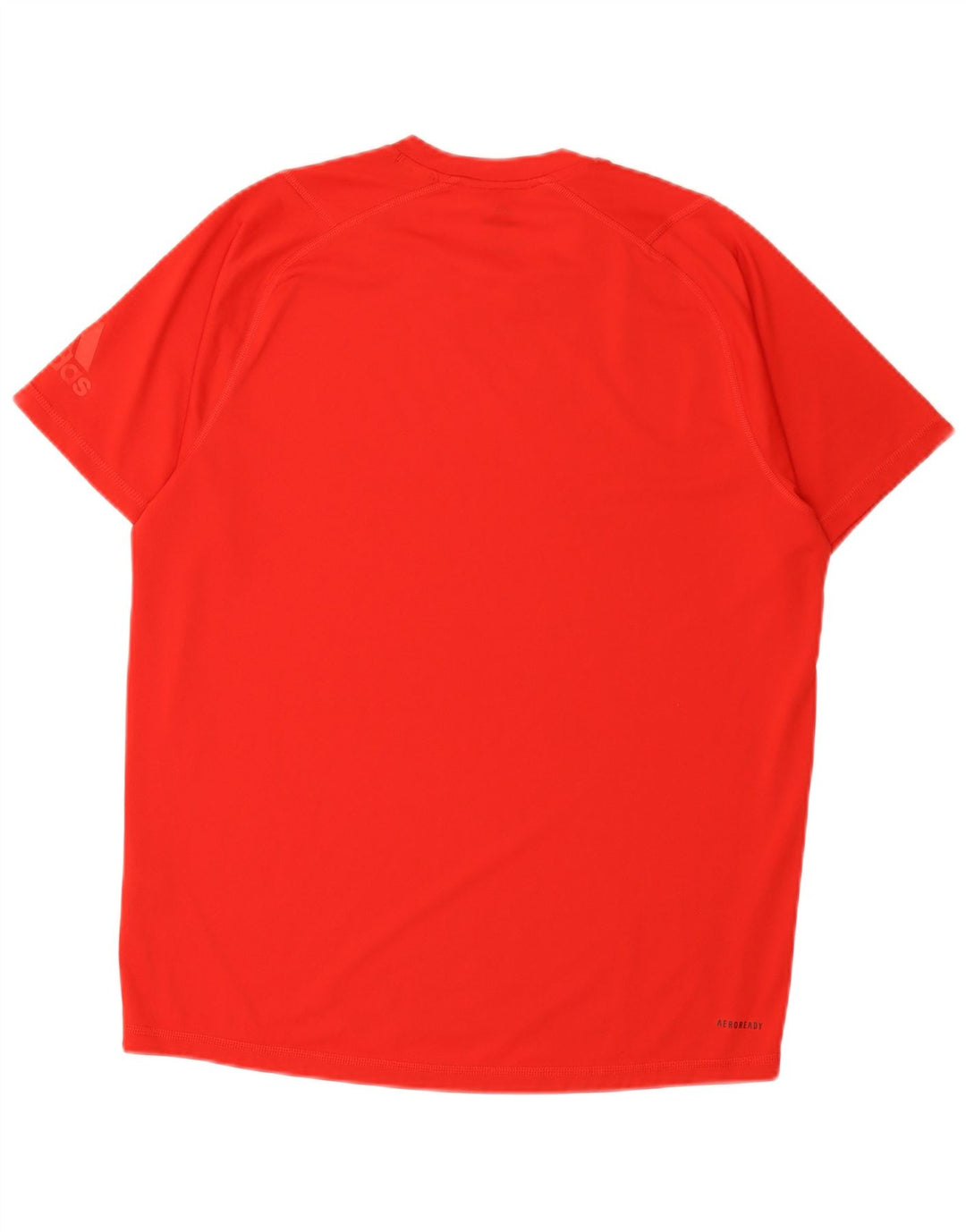 Adidas Herren Aeroready Grafik-T-Shirt, großes rotes Polyester