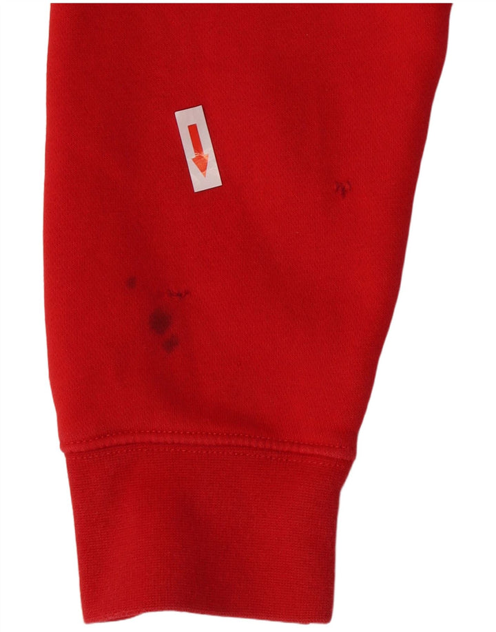 Nike Herren Kapuzenpullover, klein, rote Baumwolle