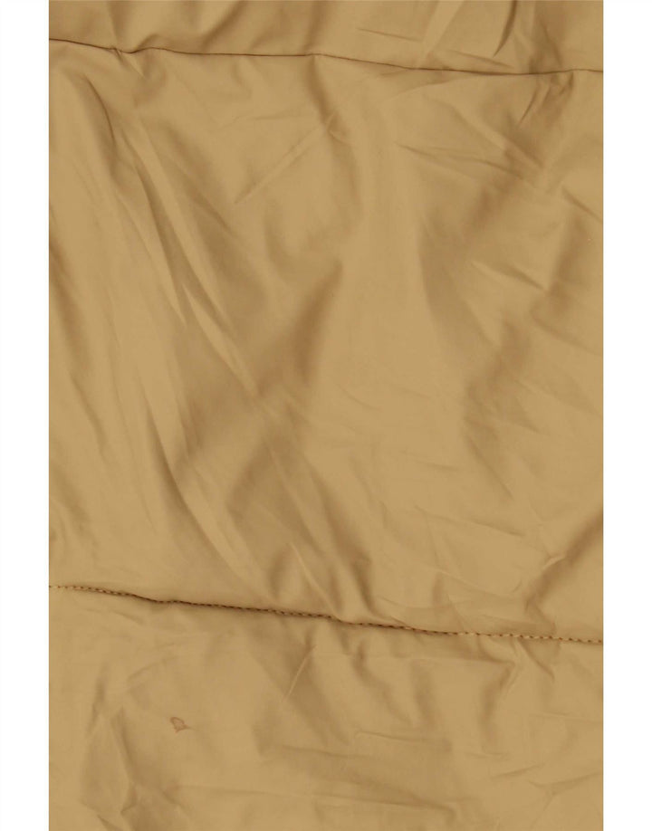 Zara Damen-Jacke mit Kapuze, übergroß, wattiert, UK 14, Mittelbeige