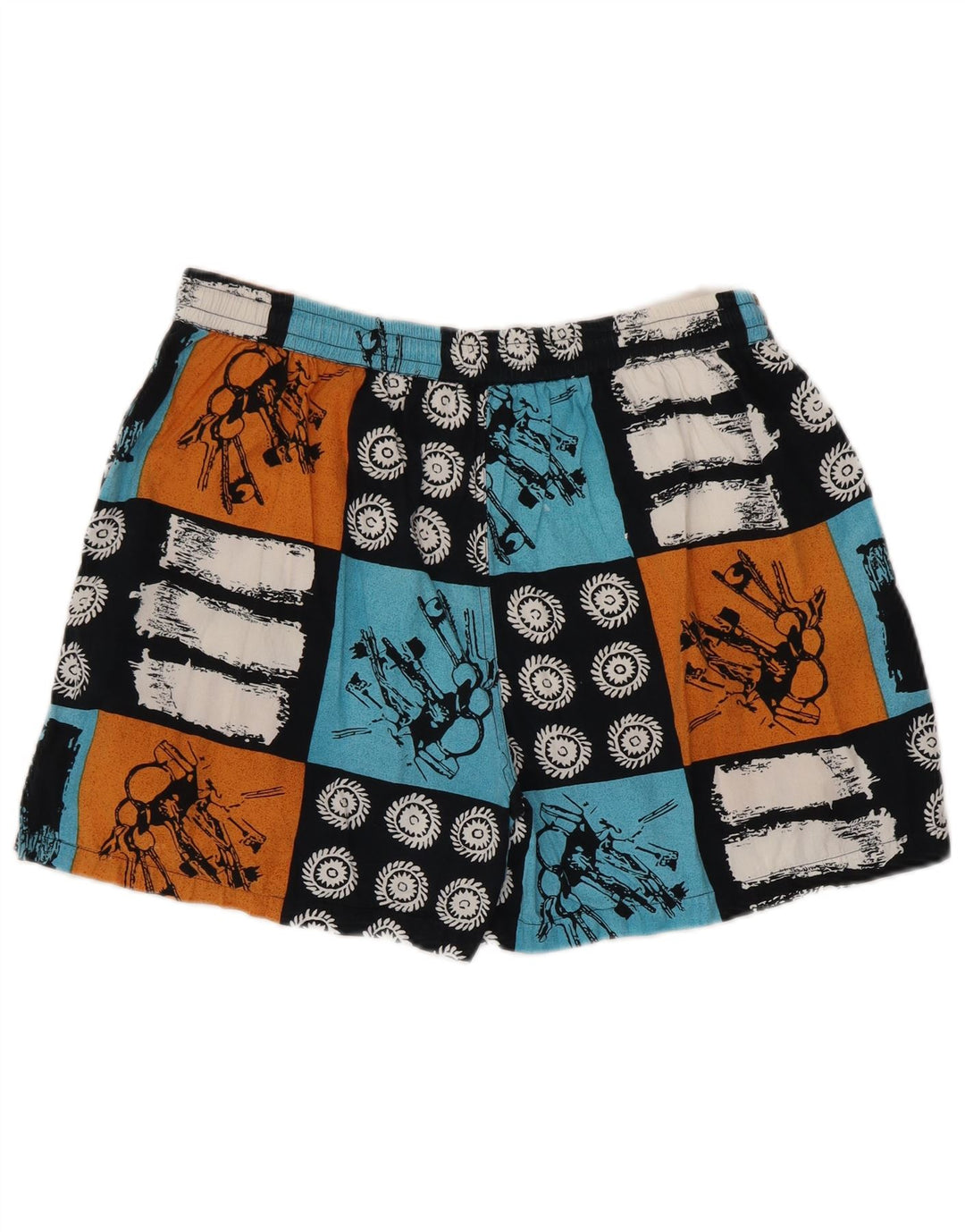 Vintage Herren Shorts Groß W36 Mehrfarbig Patchwork