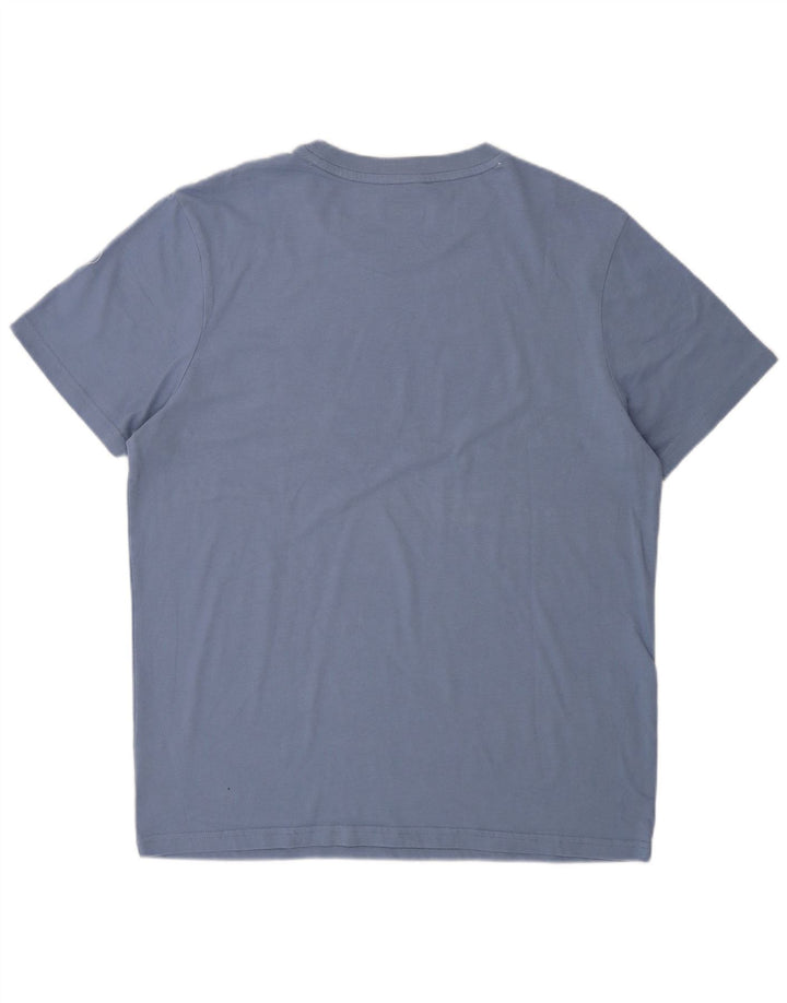 Fila Herren-T-Shirt mit Grafik, groß, aus blauer Baumwolle