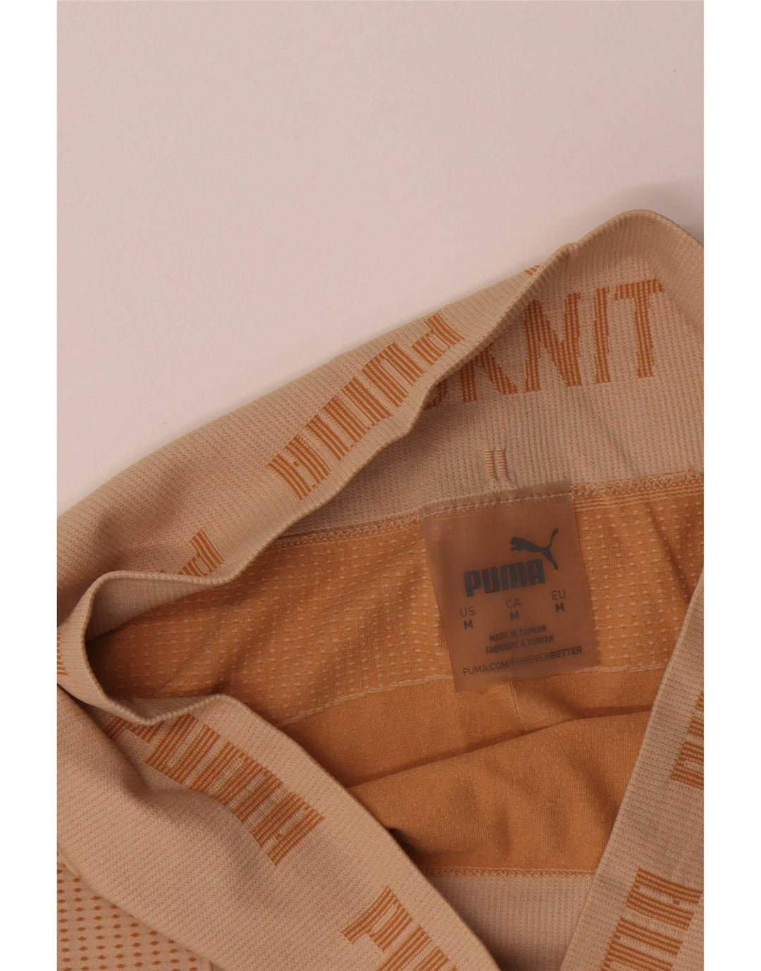 Puma Damen Graphic Leggings UK 12 Medium Beige