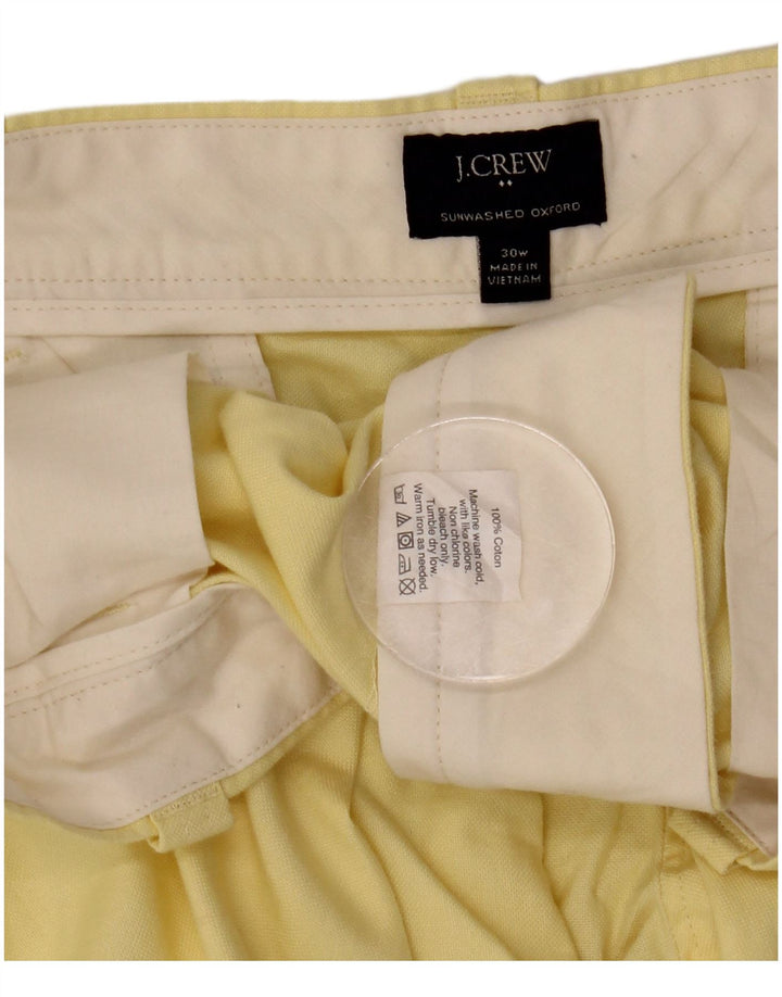 J. CREW Herren Chinoshorts W30 mittelgelbe Baumwolle