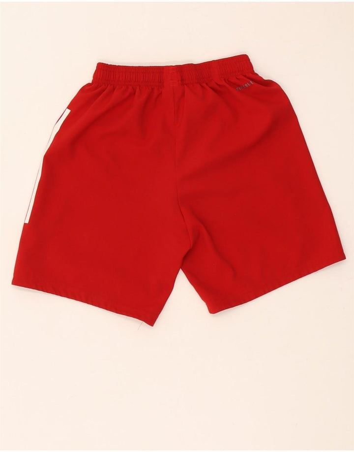 Adidas Sportshorts für Jungen, 11–12 Jahre, rotes Polyester