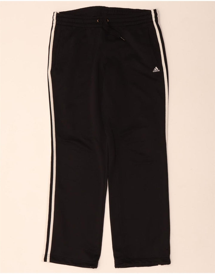 ADIDAS Damen Climalite Trainingshose UK 8/10 Small Schwarz Polyester