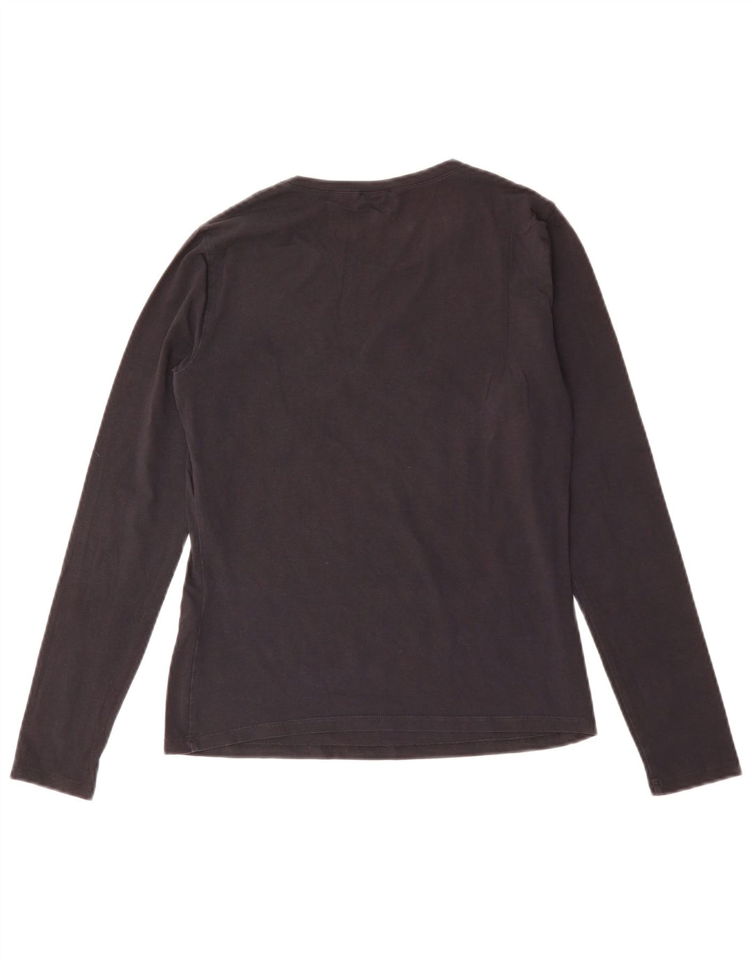 Armani Jeans Damen Graphic Top Langarm IT 44 Mittelschwarze Baumwolle