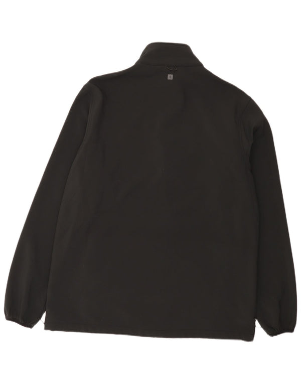 Mountain Warehouse Mens Tracksuit Top Jacket Large Black Polyester