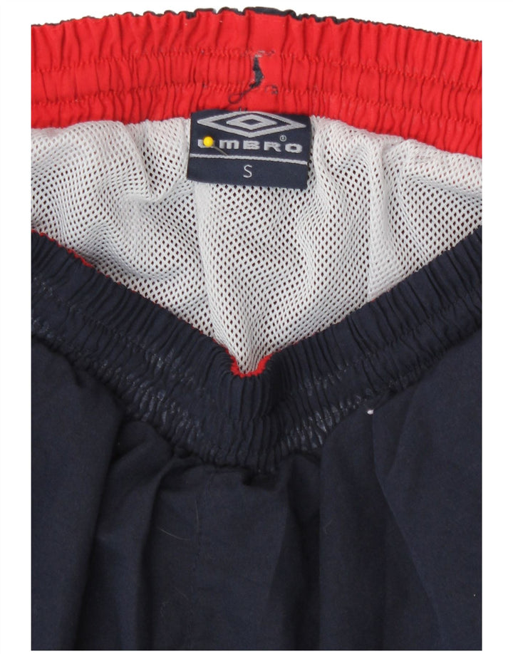 Umbro Herren-Badeshorts mit Grafik, Größe S, Marineblau, Farbblock