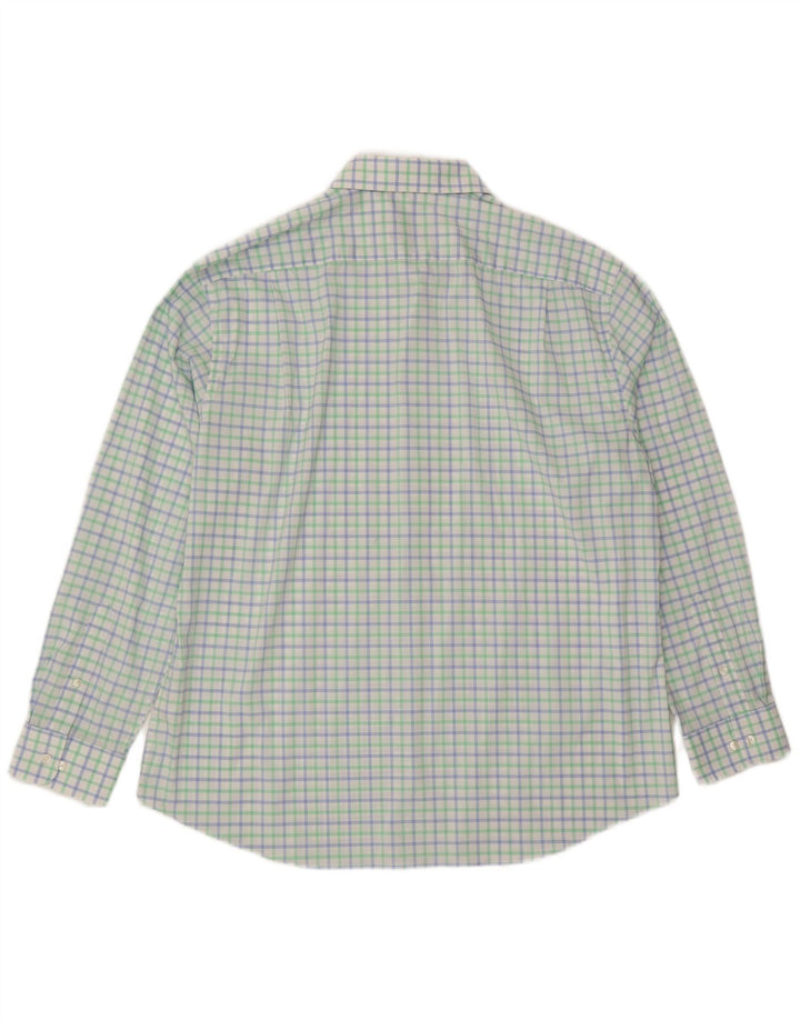 Tommy Hilfiger Herren-Hemd mit sportlicher Passform, Größe 18 2XL, mehrfarbiger Gingham-Karo