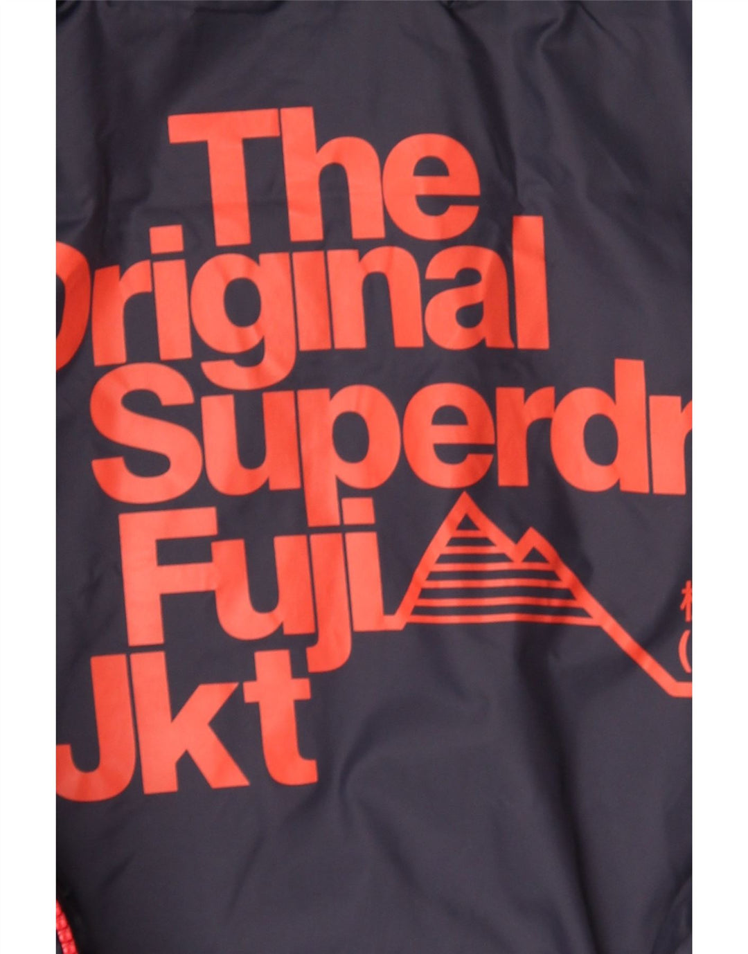 Superdry Wattierte Jacke mit Kapuze für Damen, UK 10, Größe S, marineblaues Nylon