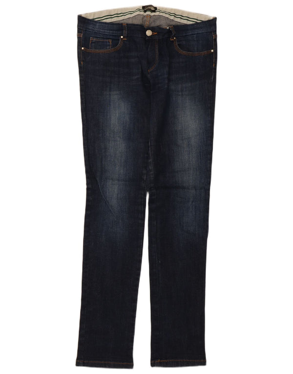 Massimo Dutti Damen Slim Jeans W30 L31 Marineblau