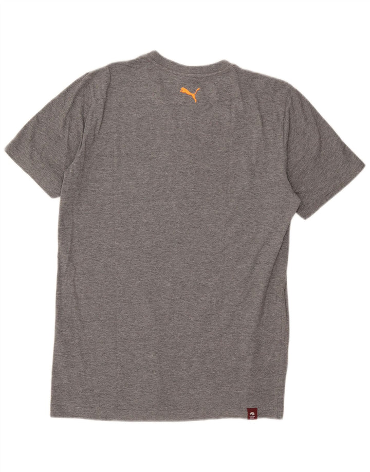 Puma Herren Grafik-T-Shirt-Oberteil Mittelgrau