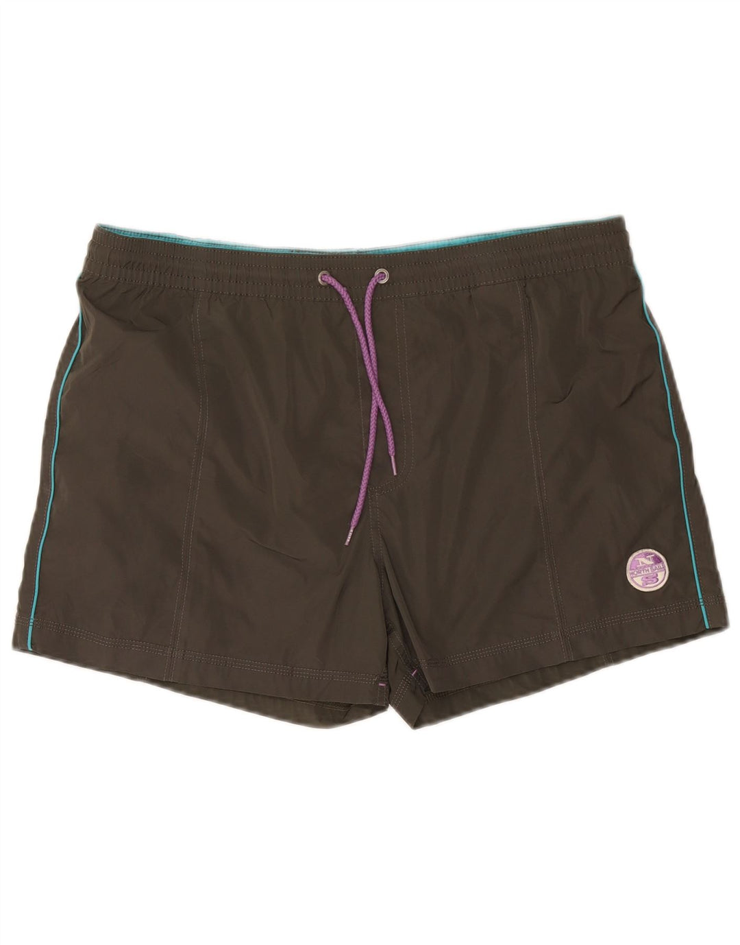 North Sails Herren-Badeshorts, groß, grünes Polyester