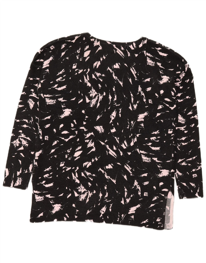Marks & Spencer Damen-Pullover mit V-Ausschnitt, Gr. 8, Schwarz