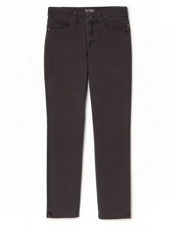 Armani Damen Slim Jeans W27 L28 Graue Baumwolle