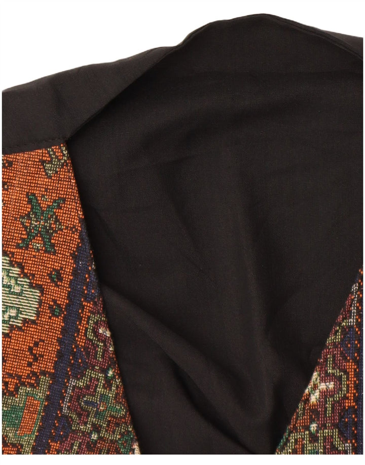 Vintage Herrenweste, klein, mehrfarbig, Fair Isle