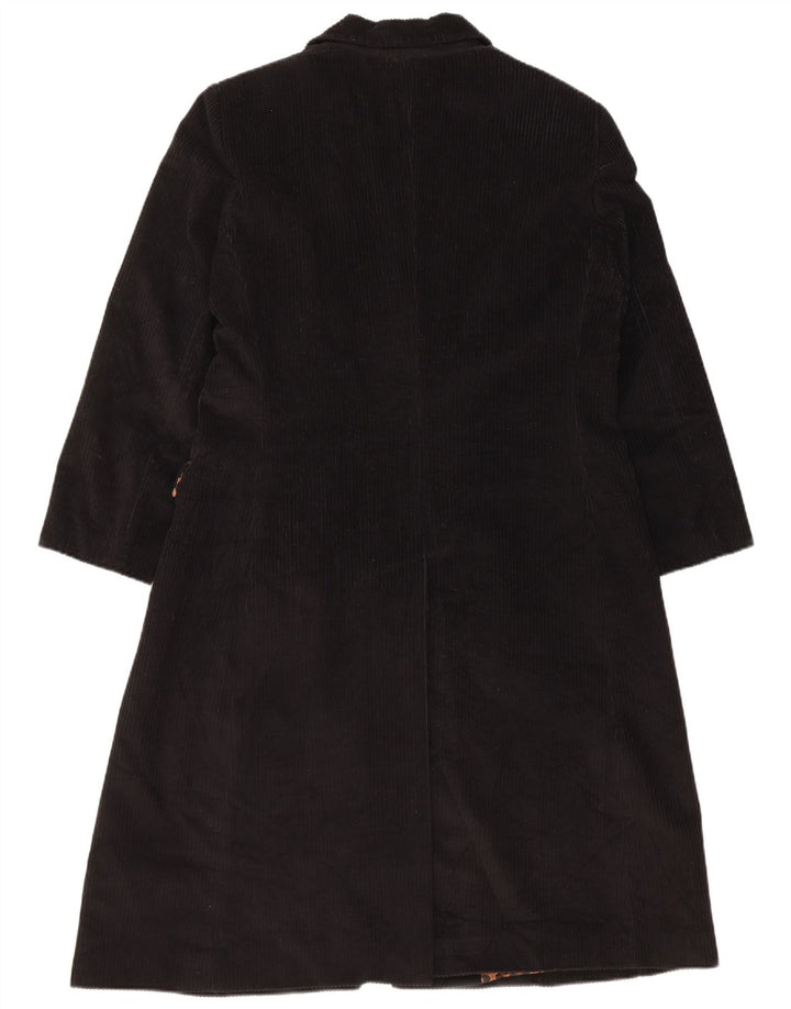 Dolce & Gabbana Damen Cordmantel IT 44 Medium Black Cotton Classic