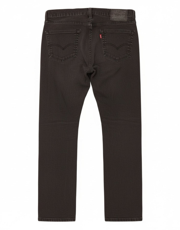 Levi's Herren 511 Slim Tapered Jeans W34 L30 Schwarze Baumwolle