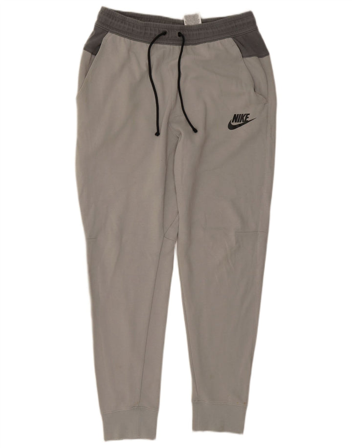 Nike Herren-Trainingshose, Jogginghose, mittelgraue Baumwolle