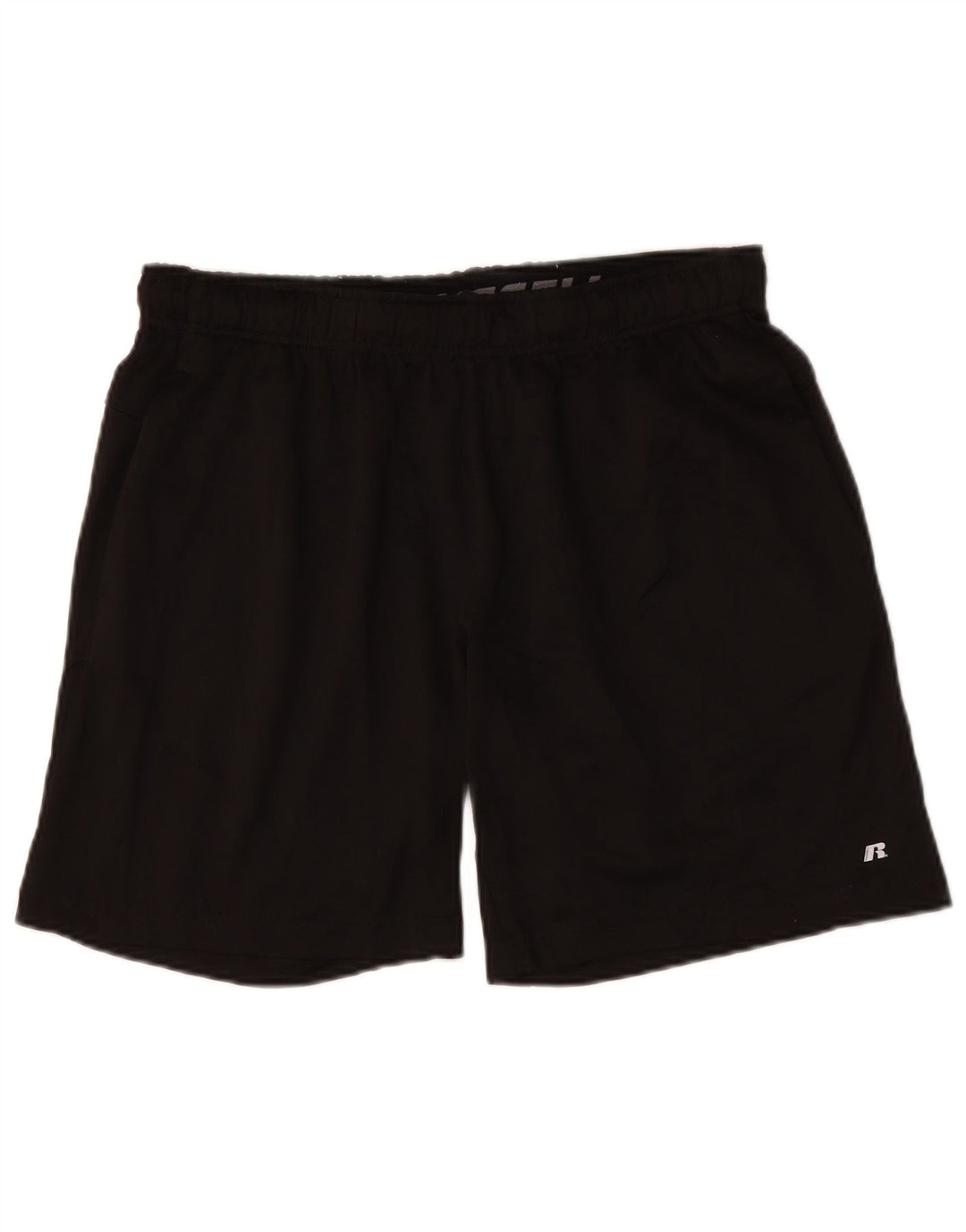 RUSSELL ATHLETIC Herren-Sportshorts, groß, schwarzes Polyester