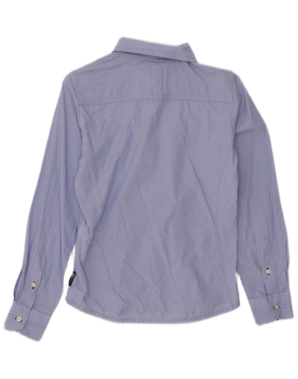 Armani Junior Jungenhemd 11–12 Jahre, blaue Baumwolle