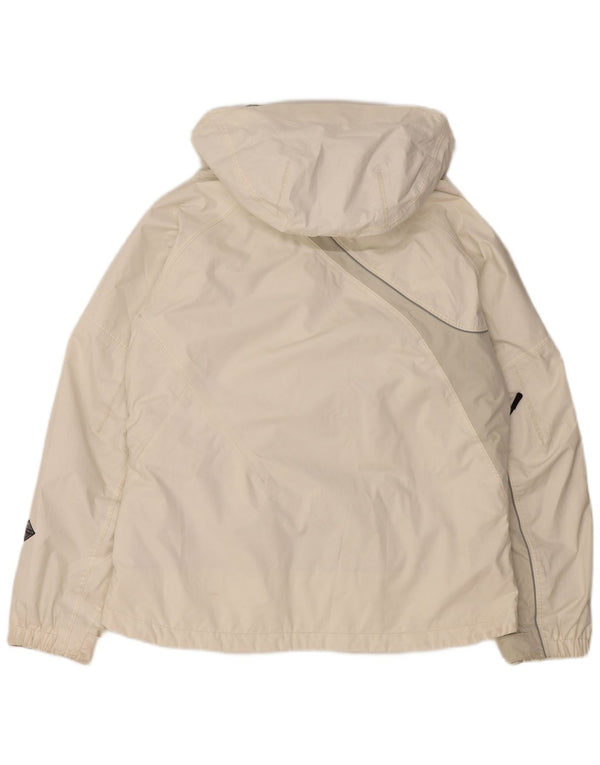 COLUMBIA Damen Titanium Windjacke UK 16 Large Weiß Farbblock