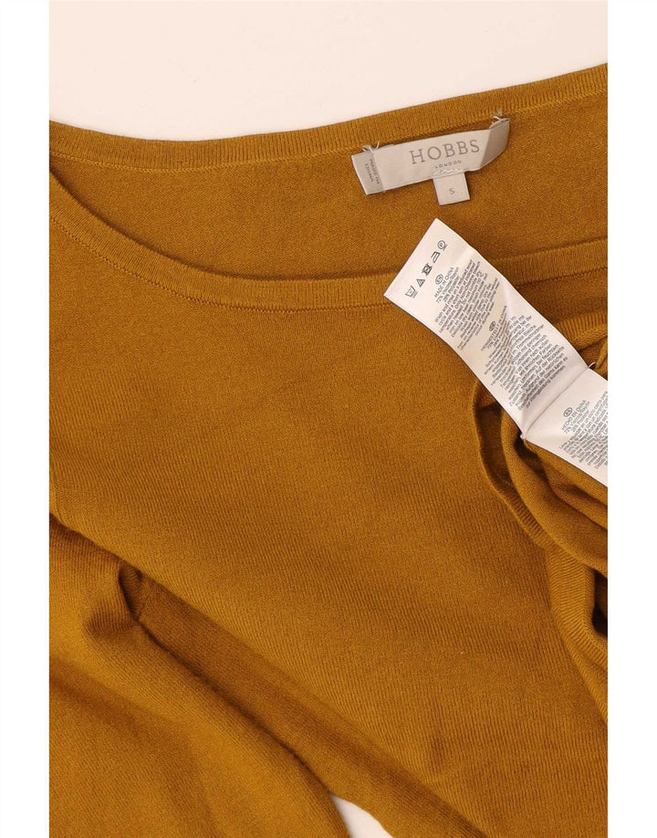 Hobbs Damen-Top mit 3/4-Ärmeln, Größe S, Khaki, Viskose