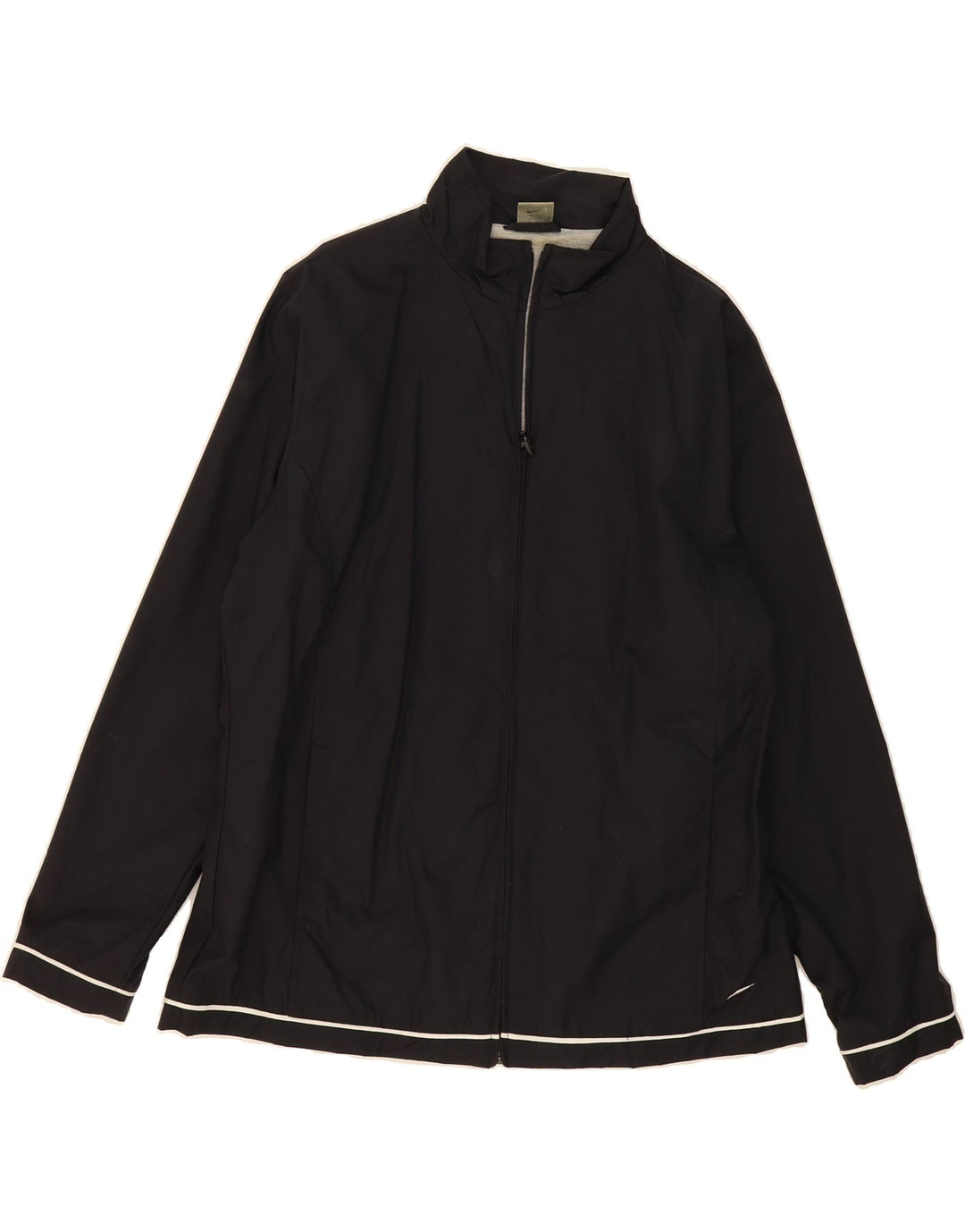 NIKE Womens Tracksuit Top Jacket US 16/18 XL Black Nylon Vintage Nike and Second-Hand Nike from Messina Hembry 