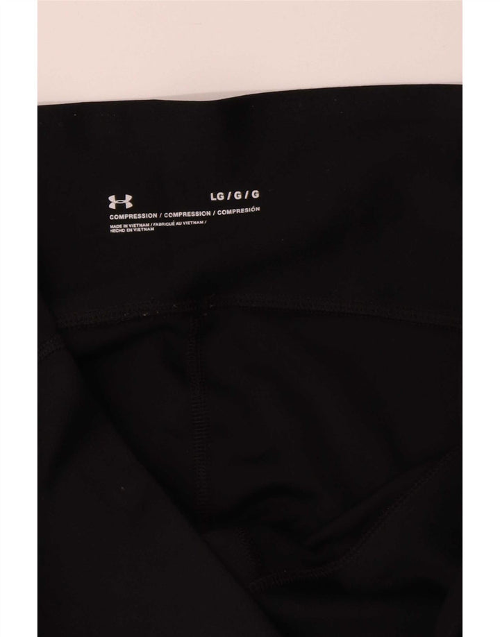 Under Armour Damen Leggings UK 16 Large Schwarz