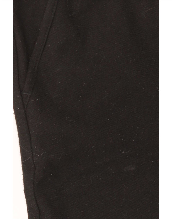Zara Herren Tapered Chino Hose Medium W31 L29 Schwarz Polyester