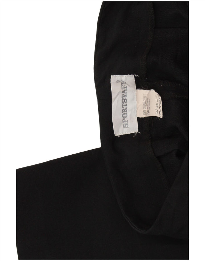 SPORTSTAFF Gerade Damen-Anzughose W26 L28 Schwarz Polyester