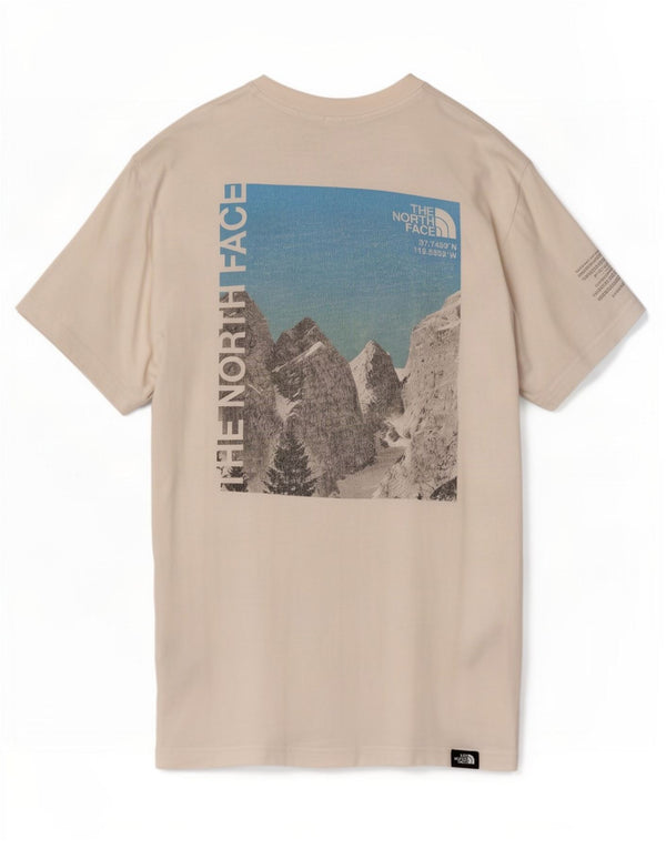 The North Face Herren-T-Shirt mit Grafik, XS, weiße Baumwolle