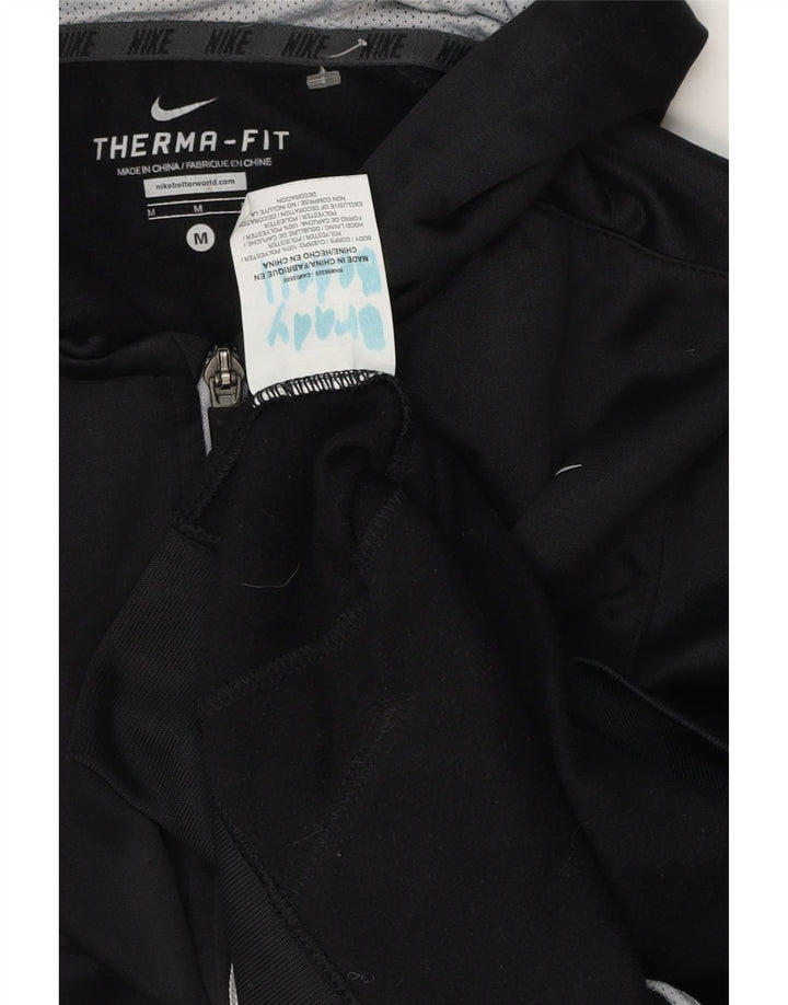 NIKE Therma-Fit Zip Hoodie-Pullover für Jungen, 10–11 Jahre, mittelschwarzes Polyester