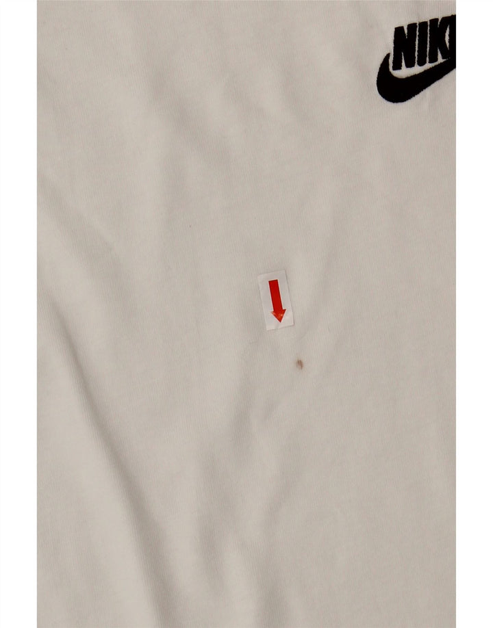 NIKE Herren T-Shirt Top aus mittelweißer Baumwolle