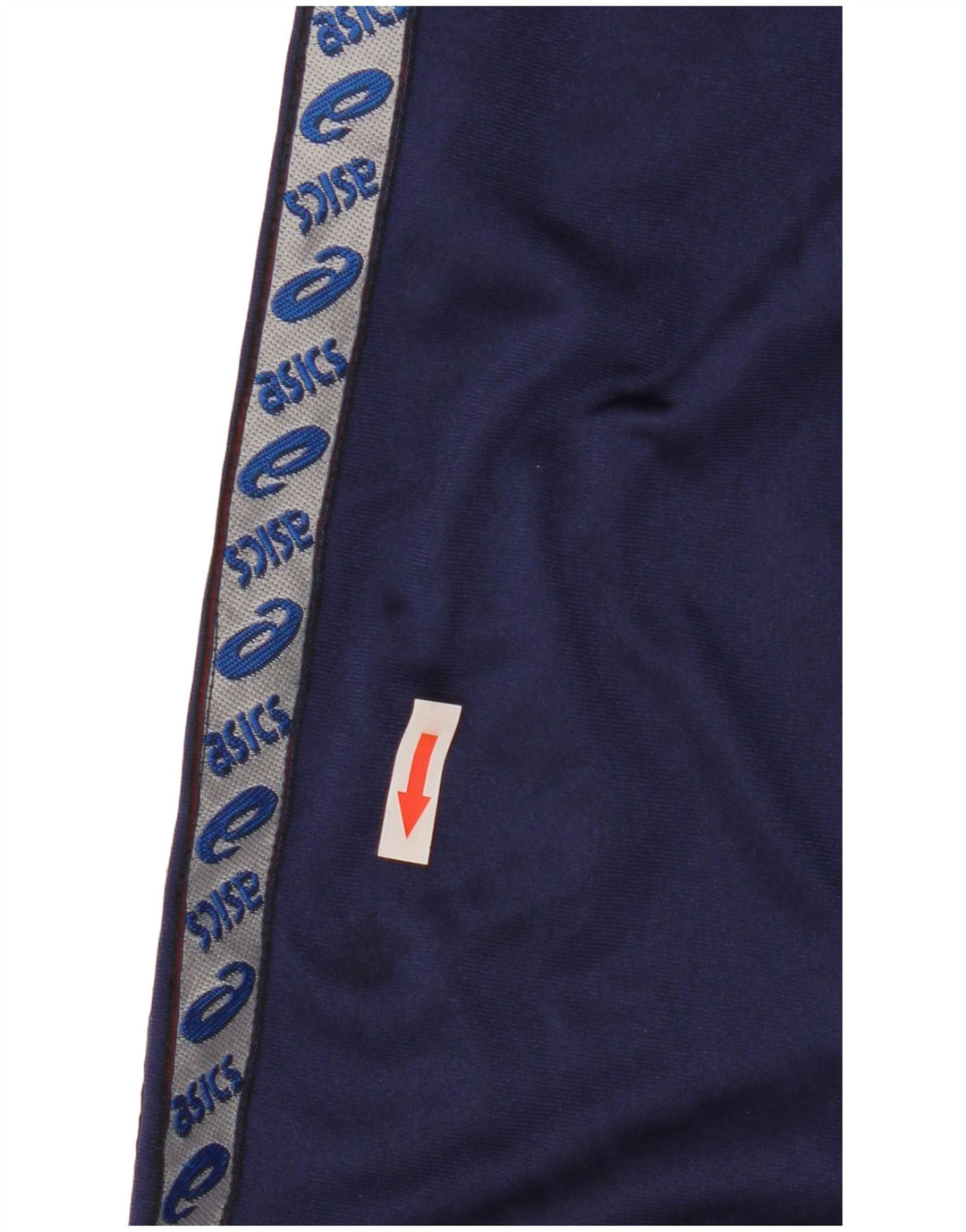 Asics Herren-Trainingsanzugoberteil mit Grafik, XL, Marineblau, Farbblock