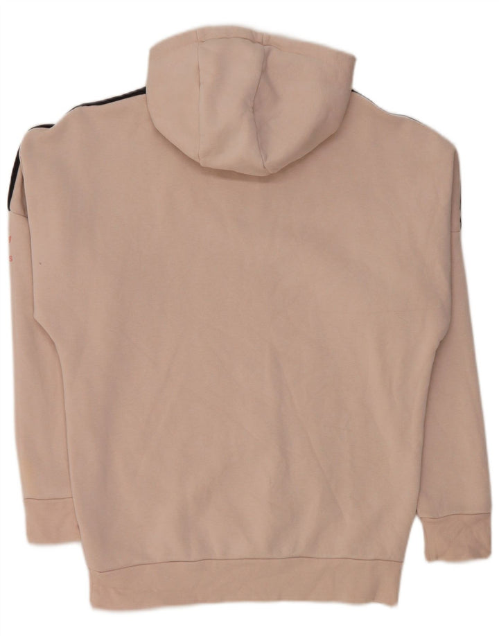 ADIDAS Mädchen-Kapuzenpullover mit Grafik, 13–14 Jahre, rosa Baumwolle