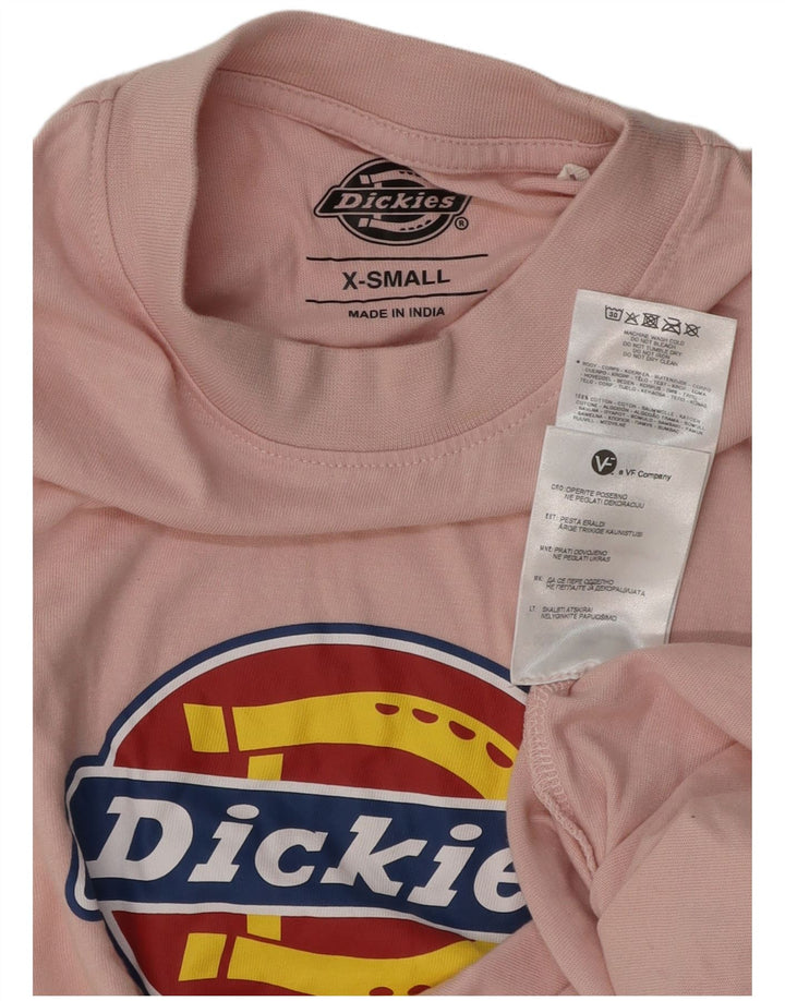 DICKIES Herren Grafik T-Shirt Top XS Rosa Baumwolle