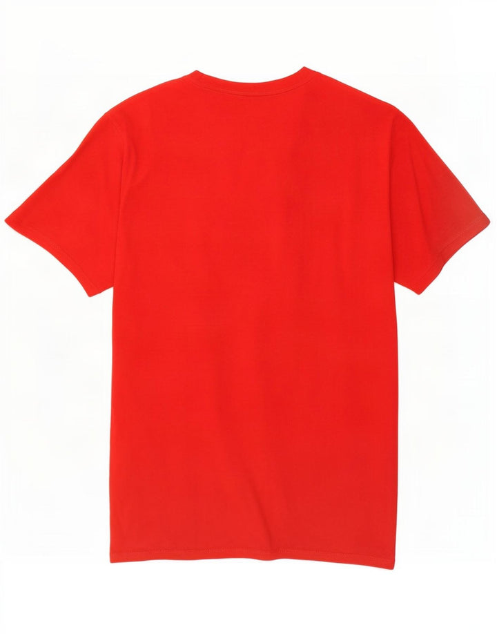 Champion Herren-T-Shirt mit Grafik, Größe S, Rot, Baumwolle