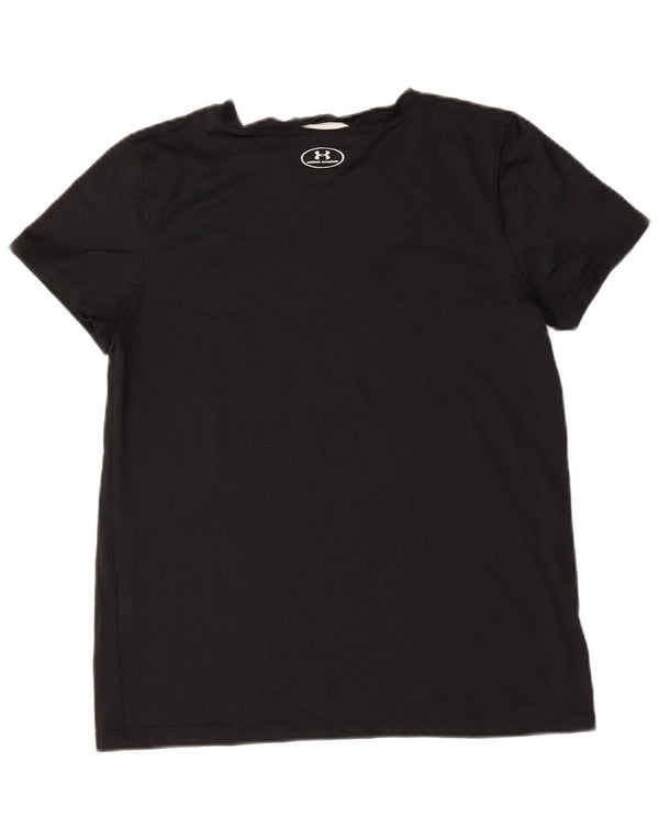 Under Armour Damen Graphic T-Shirt Top UK 14 Medium Schwarz