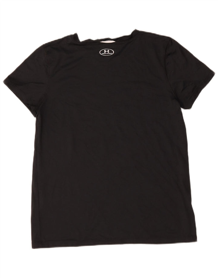 Under Armour Damen Graphic T-Shirt Top UK 14 Medium Schwarz