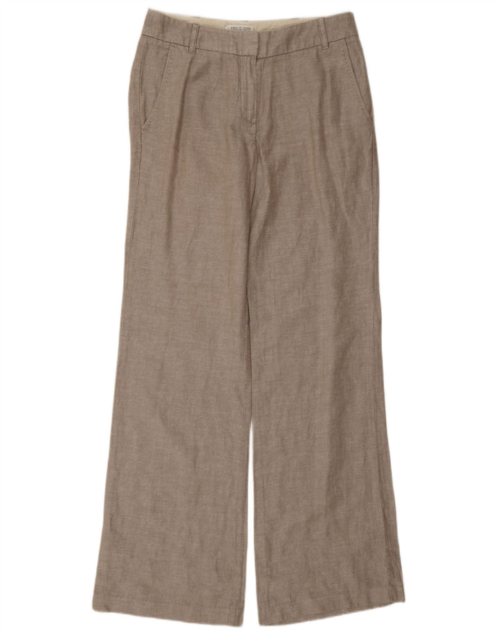 TOAST Chino-Hose mit weitem Bein für Damen, UK 8, Größe S, W28, L33, Beige, klassisch