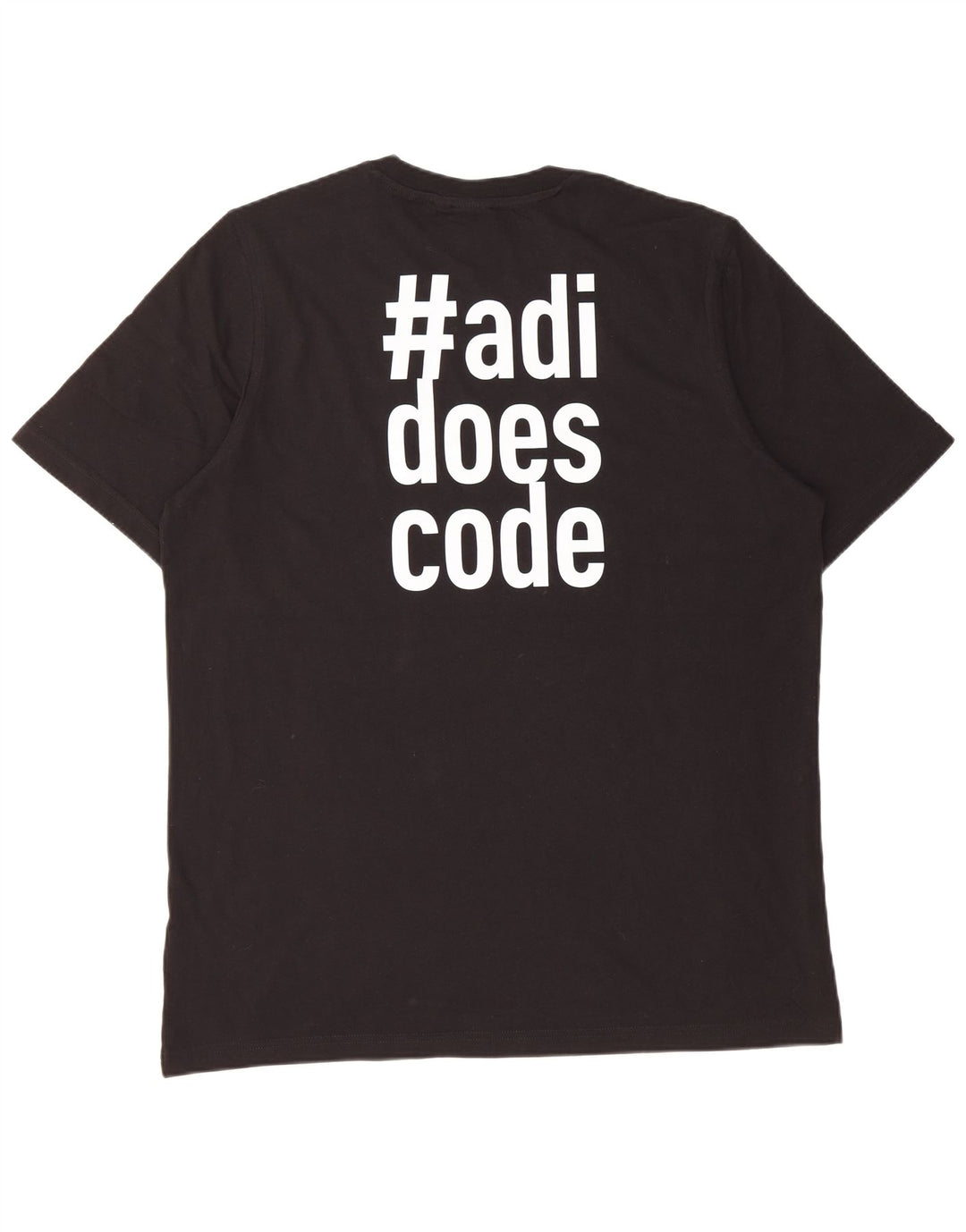 Adidas Herren Grafik T-Shirt Top Large Schwarz Baumwolle