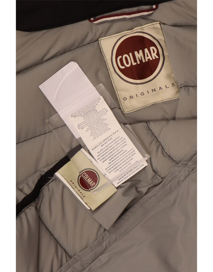 Colmar Herren-Jacke mit Kapuze, gepolstert, Größe 48, mittelschwarzes Nylon