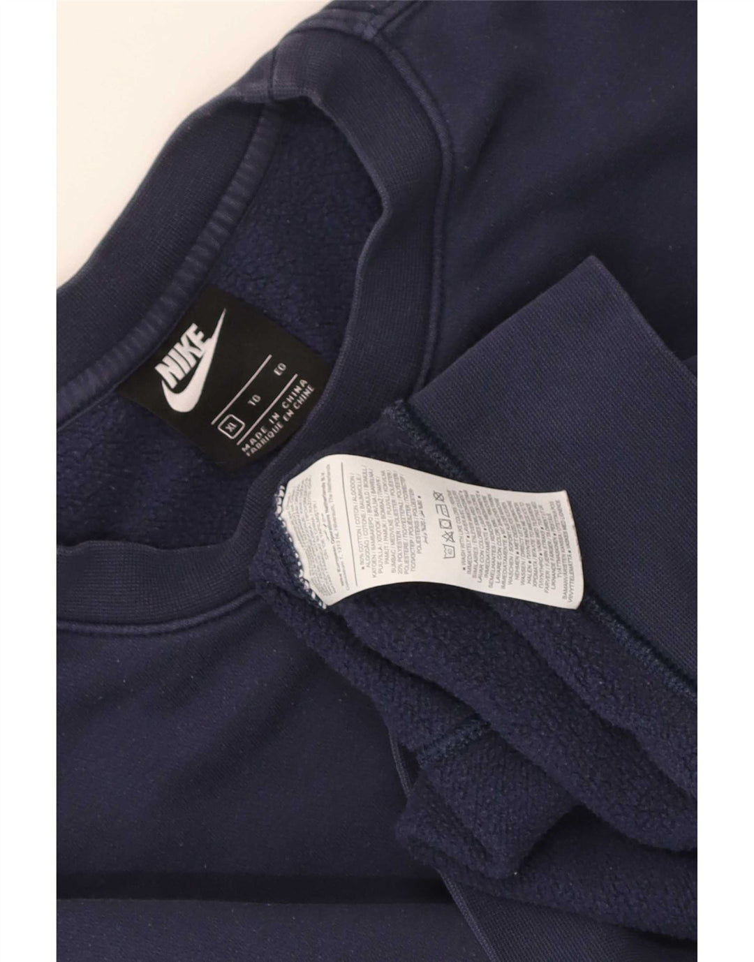 Nike Herren Sweatshirt Pullover XL Marineblau Baumwolle