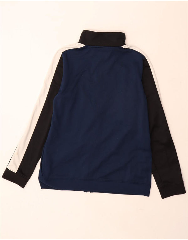 UNDER ARMOUR Jungen-Trainingsanzug-Top-Jacke, 13–14 Jahre, XL, Schwarz, Farbblock