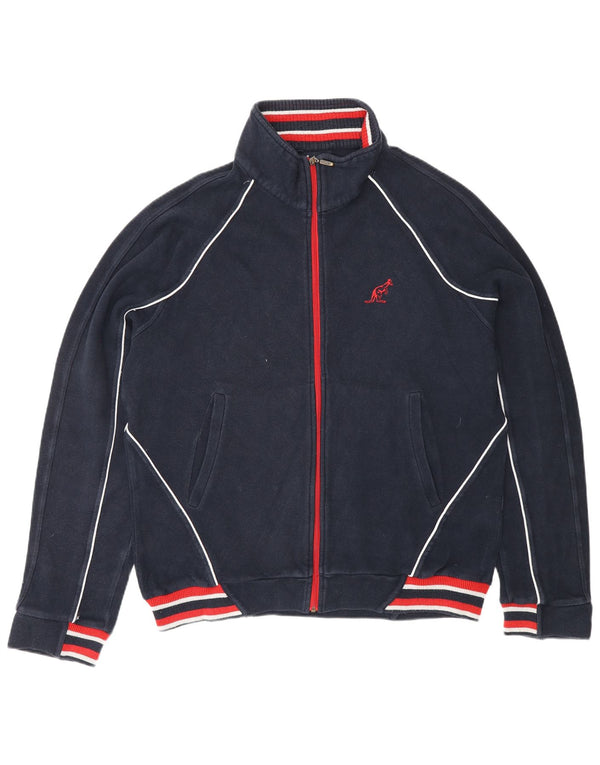 AUSTRALIAN L'ALPINA Mens Tracksuit Top Jacket IT 50 Medium Navy Blue