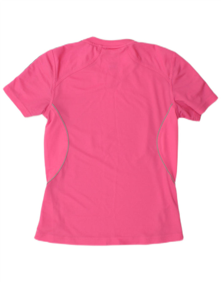 Adidas Damen T-Shirt Top UK 8 Small Rosa Polyester