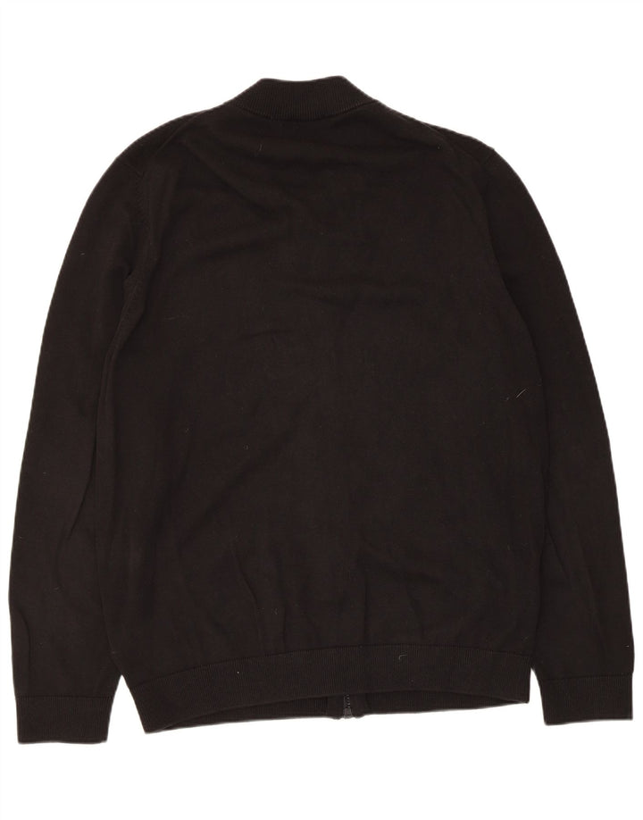 Hugo Boss Herren Strickjacke XL Schwarz Baumwolle
