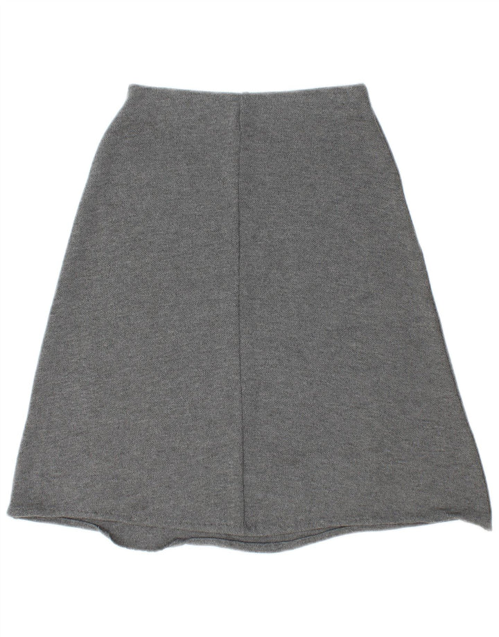 Zara Damen-A-Linien-Rock, Größe S, W28, Grau, Polyester