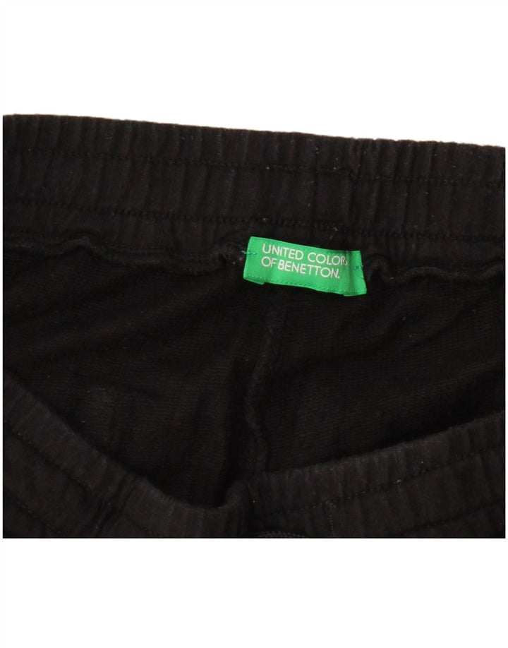 Benetton Herren-Sportshorts, Größe S, Schwarz